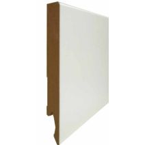 plinthe mdf blanche droite - SUP BOIS