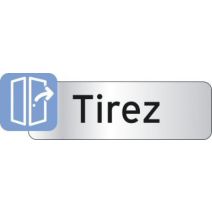 Plaquette indicatrice "tirez" - CHAPUIS