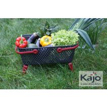 Panier Kajo 15L Gris / Cerise - POUSS VERT