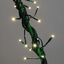 Guirlande de Noël Flicker 128 led blanc chaud - 8 m - BLACHERE