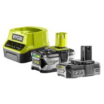 Pack Chargeur + 2 batteries (1 x 2,0Ah + 1 x 4,0Ah lithium+)