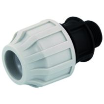 raccord male polypropylène compression d32 male 3/4