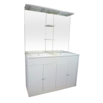 Meuble salle de bain - ONDEE Tolède 120 blanc