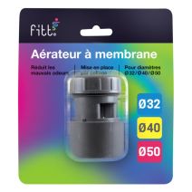 Aérateur à membrane pvc ø 32 40 50 ss blister - FITT