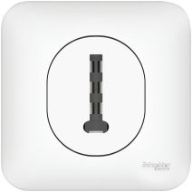 Prise téléphone en T ovalis complet - SCHNEIDER ELECTRIC