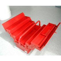 Boite à outils 5 cases en métal