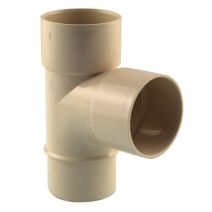 culotte gouttière 87° mf pvc 50 sable - FITT