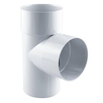 culotte gouttière 87° mf pvc 80 blanc - INTERPLAST