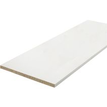 Tablette blanche mélaminée 200 x 40 x 16 mm - ACTIBOIS
