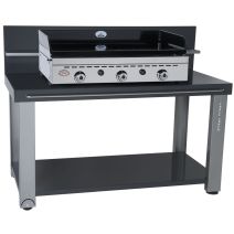 Table roulante crédence pour plancha 750 - FORGE ADOUR