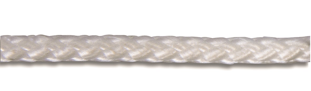 Corde tressée blanche 215KG D4 - CHAPUIS (vendu au mètre)