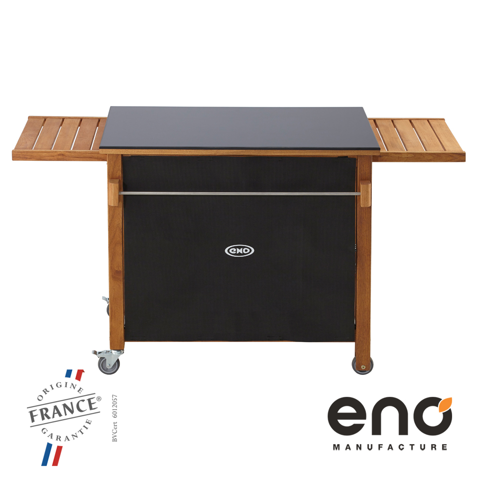Desserte plancha noire - Chariot Emile ENO