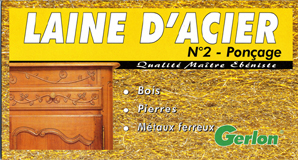 laine d'acier n2 200gr - GERLON
