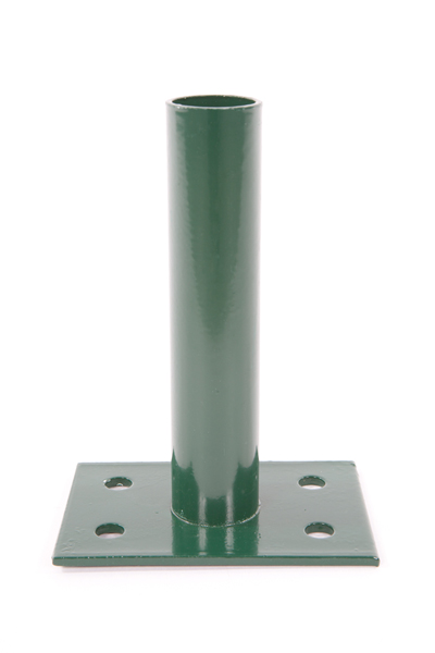 platine pour poteaux ronds vert - FILIAC