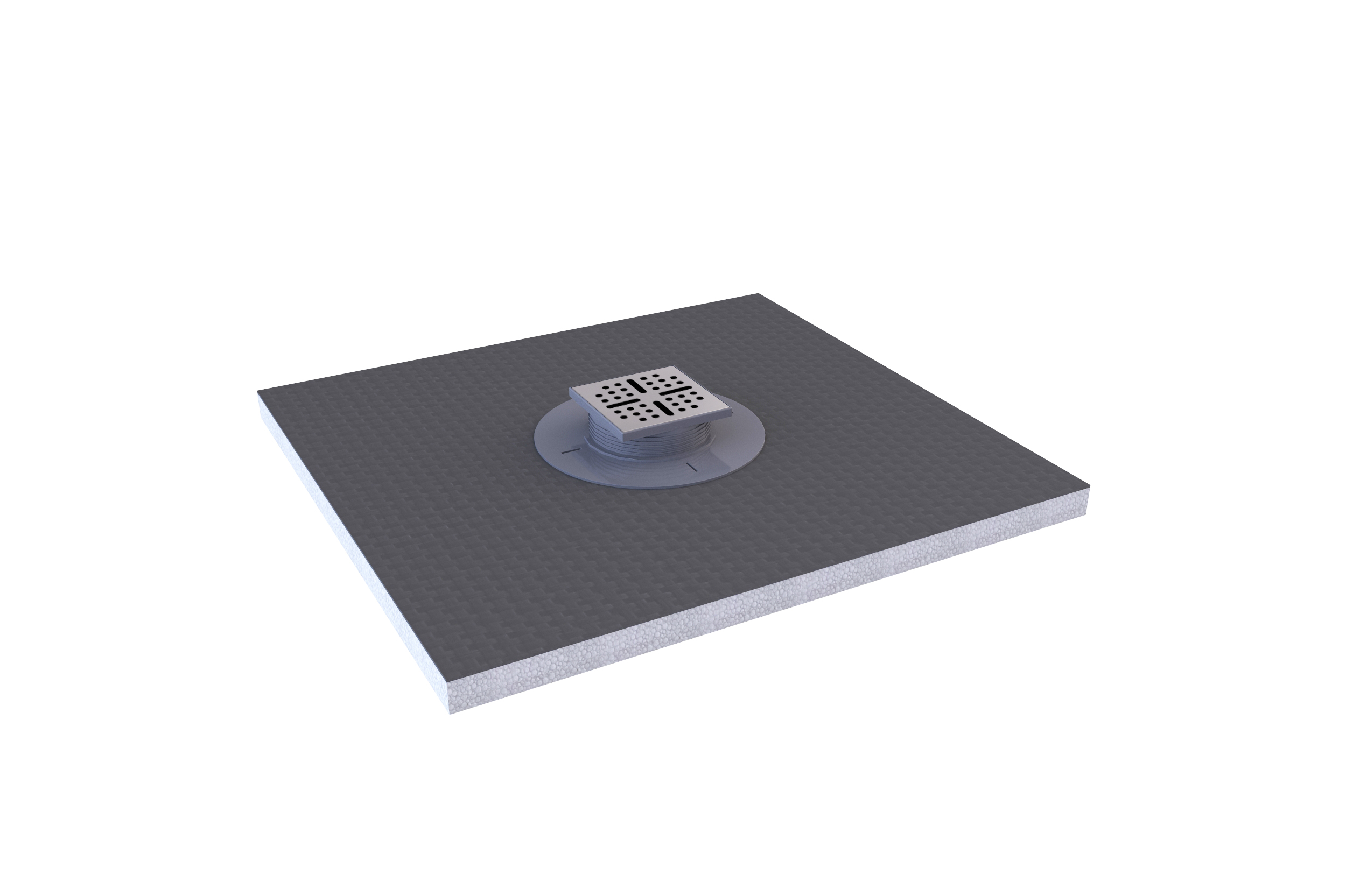 receveur a carreler shower plate 90x90 - AURLANE