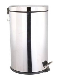 Poubelle de cuisine inox brillant 20L - 1ER