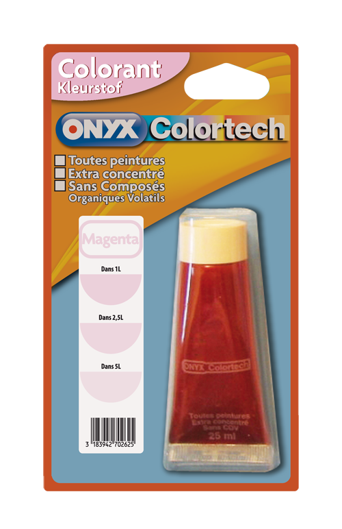 Colorant universel pour peinture Magenta 25ml - ONYX COLORTECH