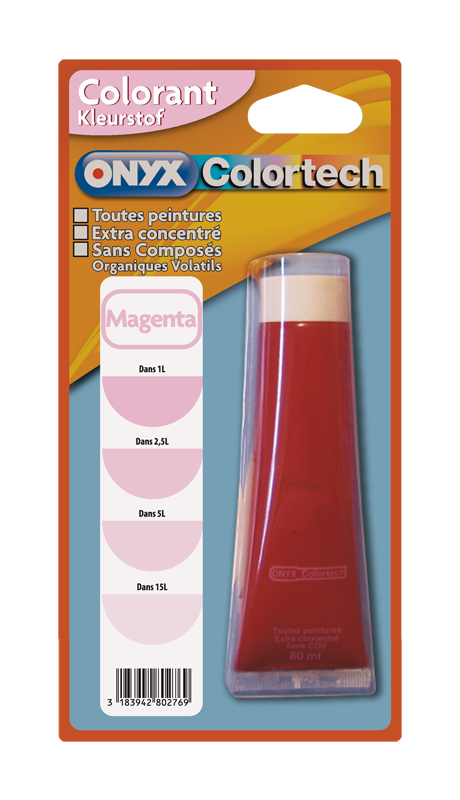 Colorant universel pour peinture Magenta 60ml - ONYX COLORTECH