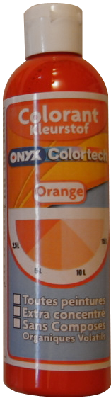 Colorant universel pour peinture Orange 250ml - ONYX COLORTECH
