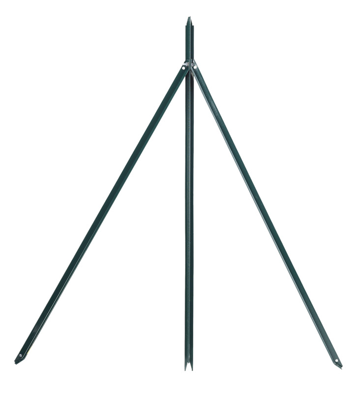 Jambe de force en L pour clôture grillage souple 1,00m vert - DIRICKX