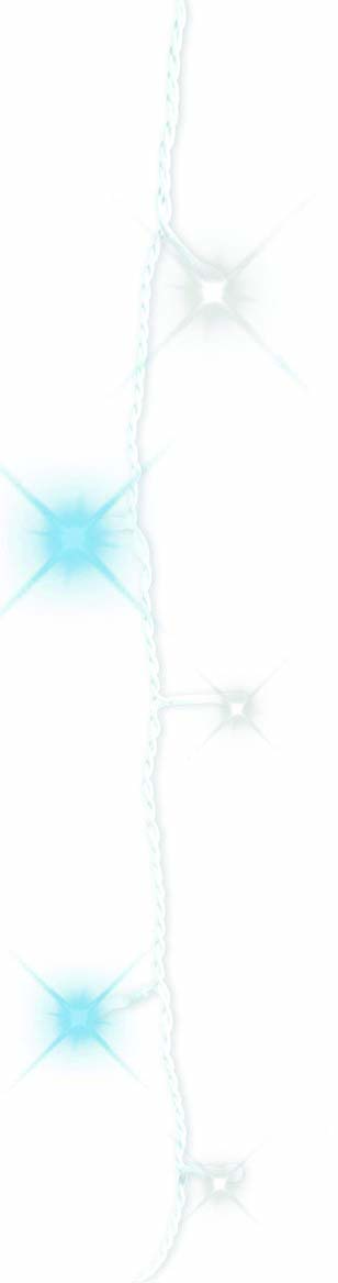 Stalactite 180 led blanc et bleu 8m - BLACHERE