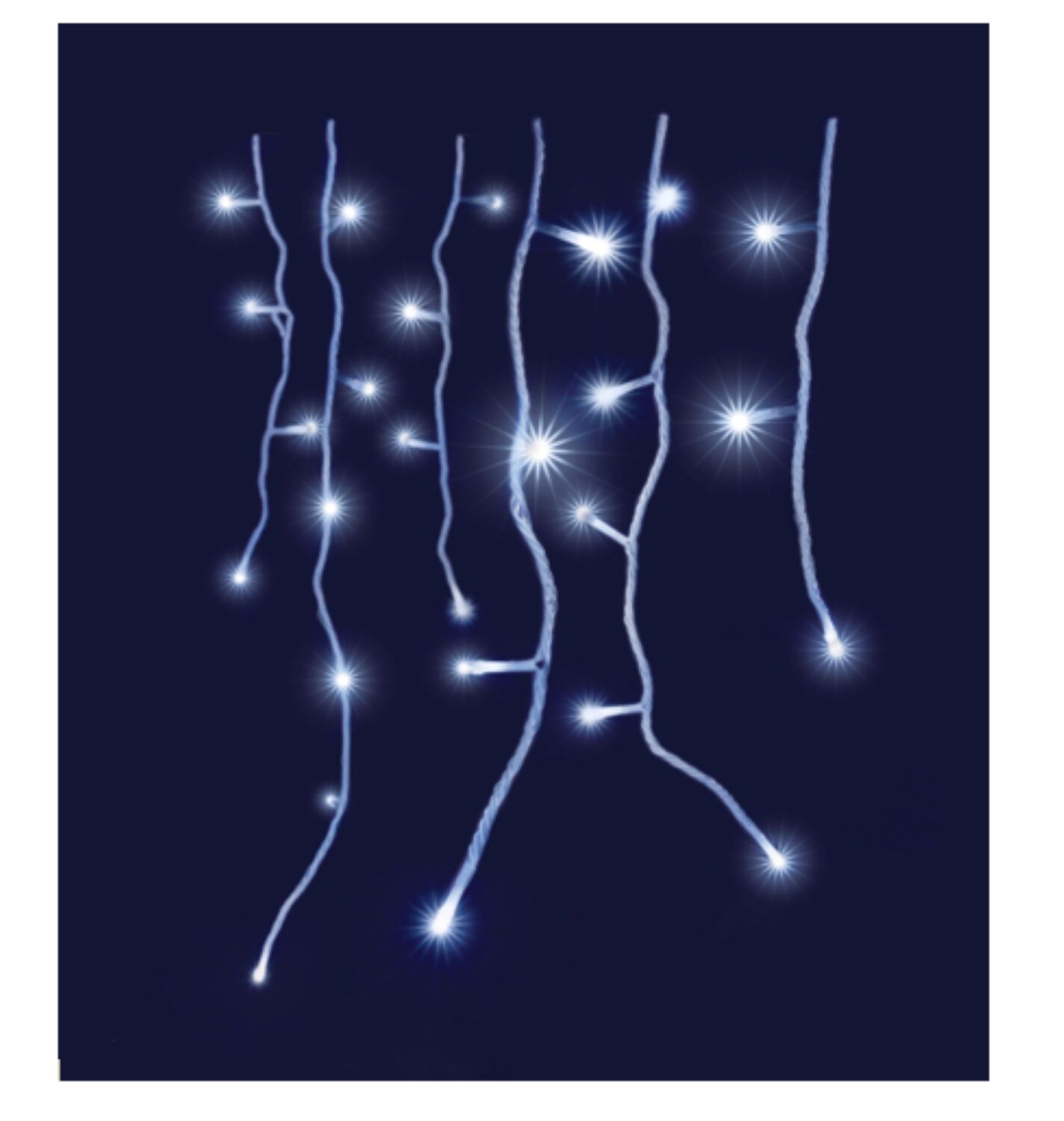Guirlande Stalactit Light® LED 8m Blanc Pur - BLACHERE