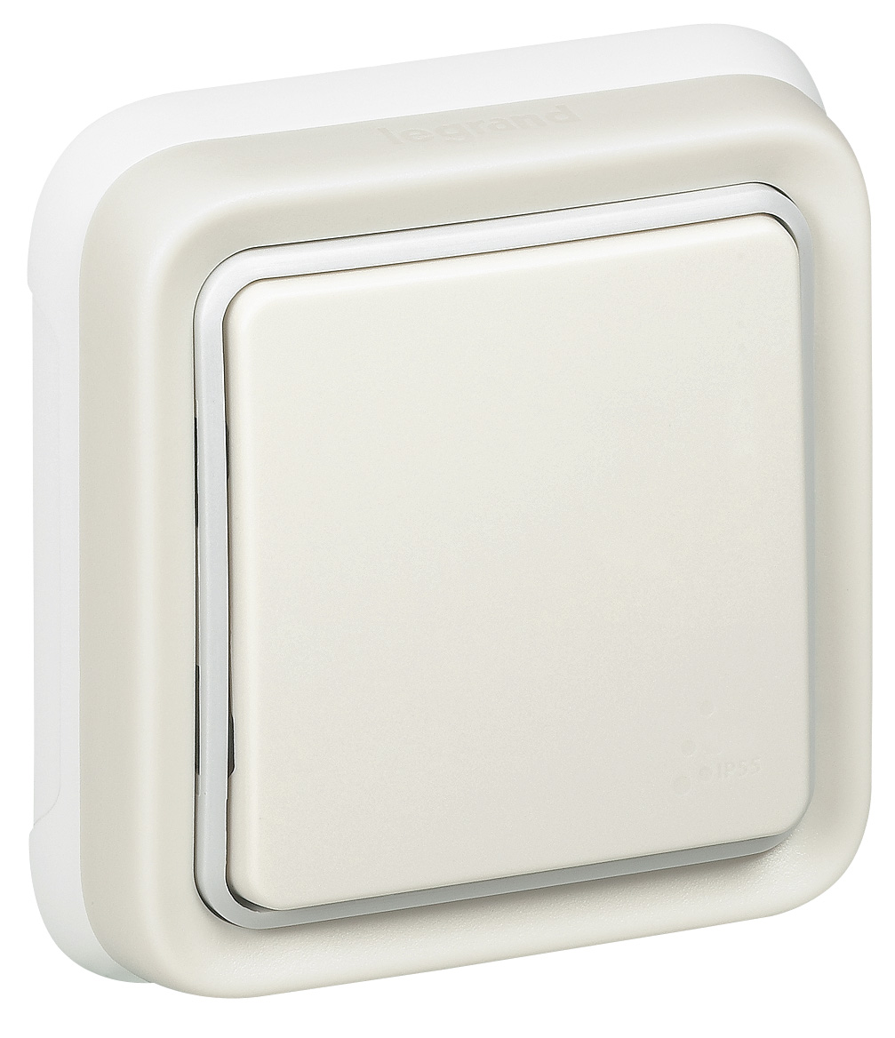 Interrupteur ou va-et-vient plexo complet encastré blanc - LEGRAND