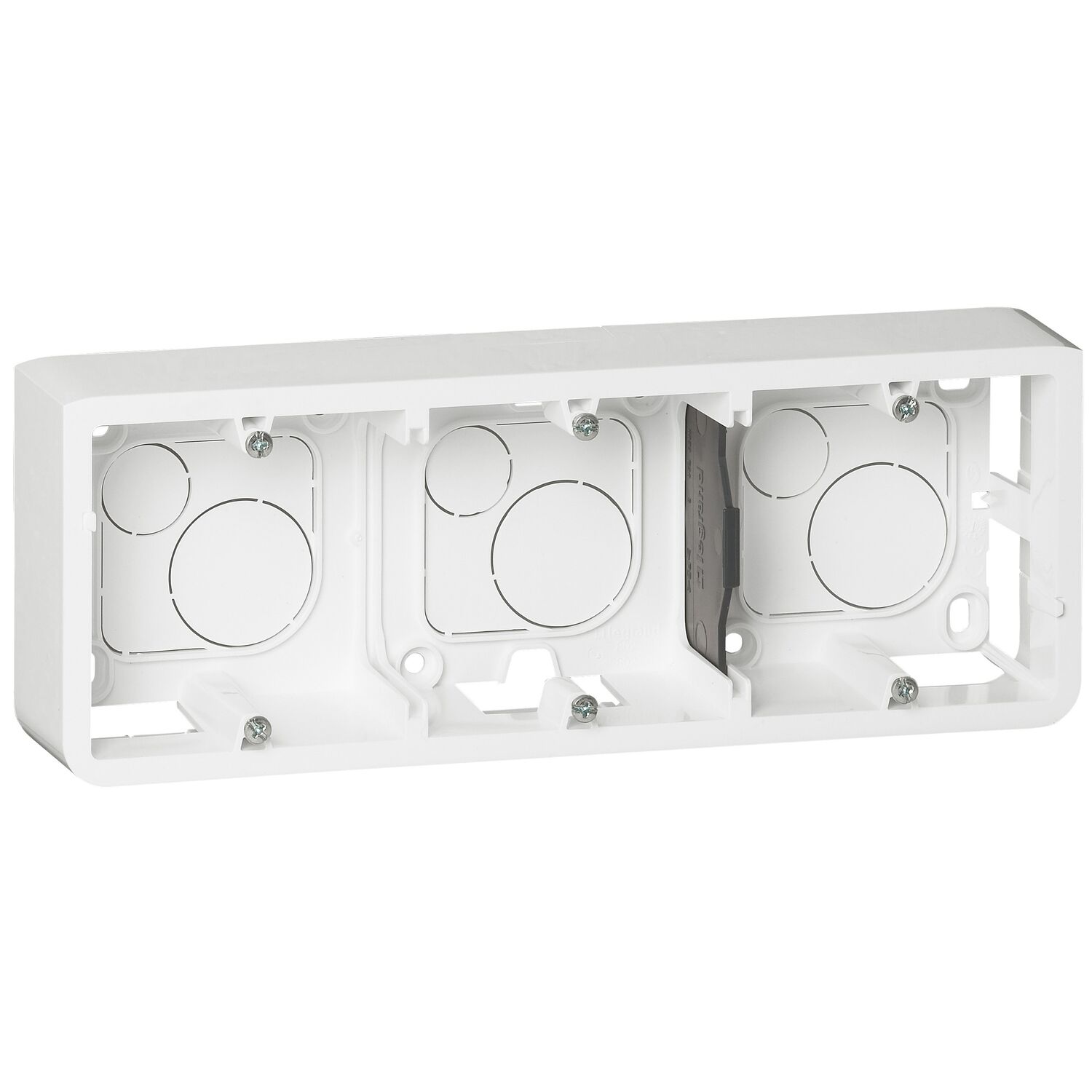Cadre mosaic - 6 modules montage horizontal - prof 40 mm - LEGRAND
