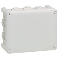 boite de dérivation rectangulaire grise 155x110x74 mm - LEGRAND