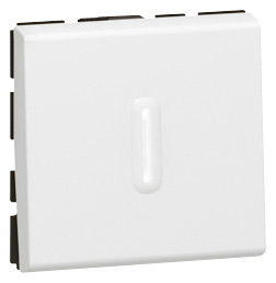 interrupteur lumineux mosaïc 10a 2 modules - LEGRAND