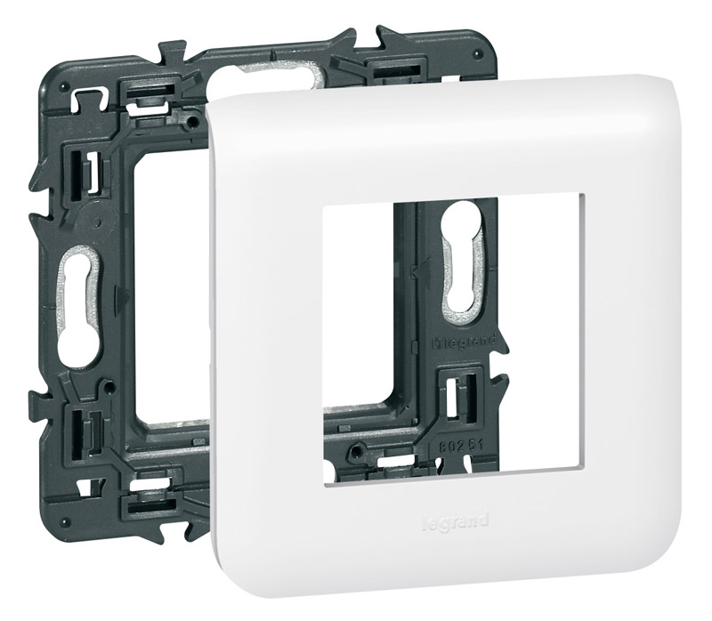 Plaque support mosaïc pour 2 modules - LEGRAND