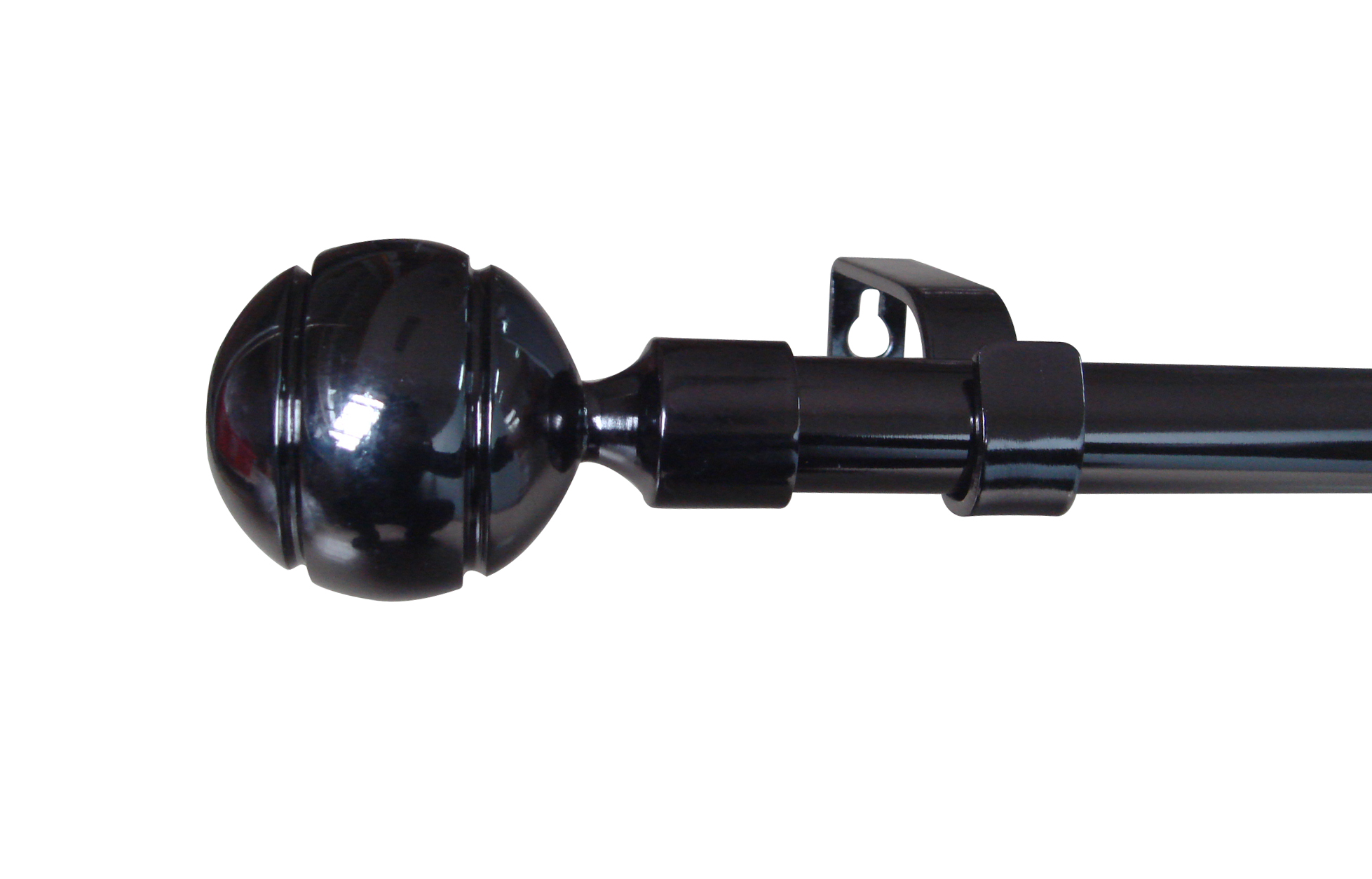 Kit barre à rideaux extensible Haumea 120/210 cm diamètre 16/19 mm - INVENTIV