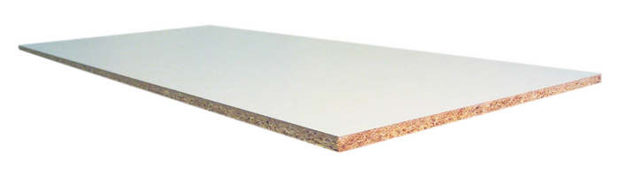 Panneau mélamine blanc pré-découpé ep. 8mm 1200 x 400 mm