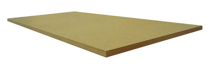 Panneau de bois MDF prédécoupé intérieur 120x60x1,5cm