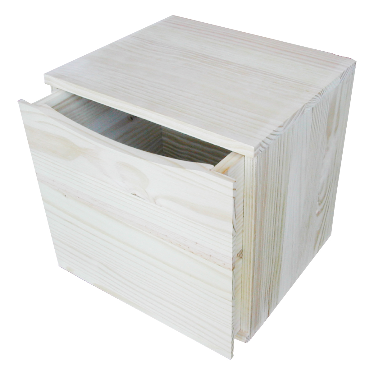 Bloc 1 tiroir en pin modulable - SERVARY