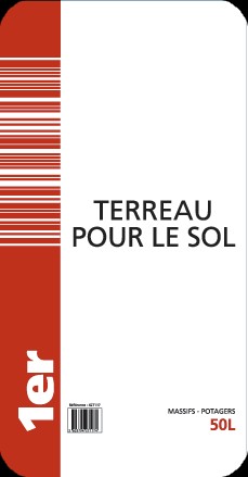 Terreau pour le sol - 50L - 1ER