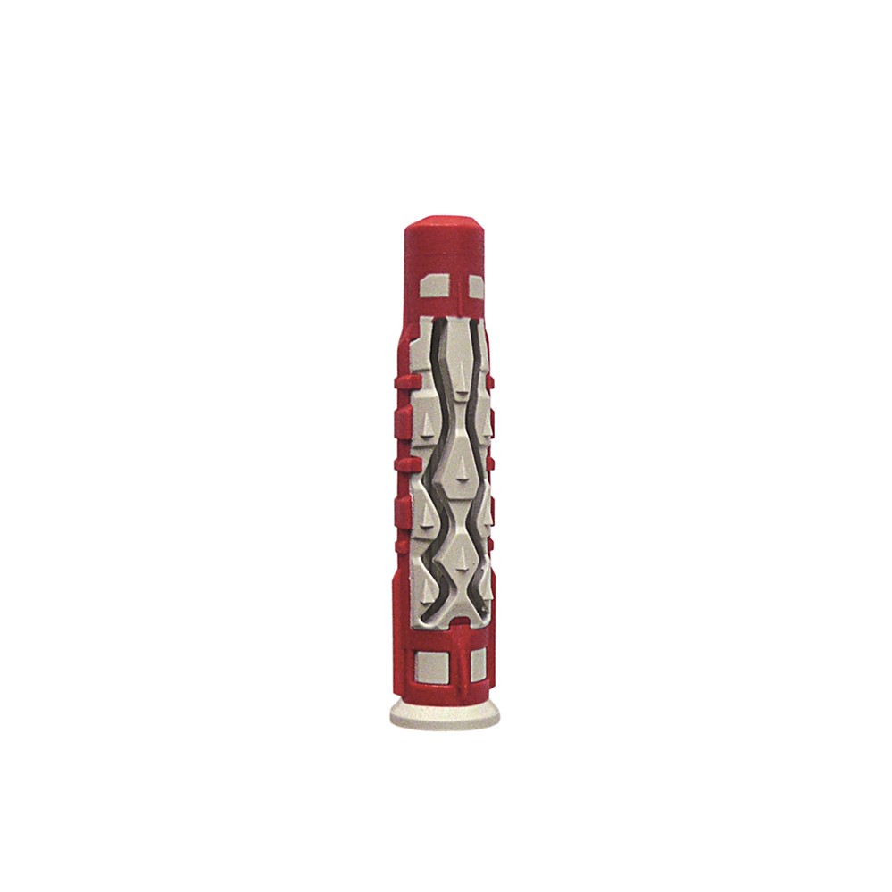 10 Chevilles Nylon Autobloquante Ø6x37mm + Vis TF 3,5x50mm - RED HEAD