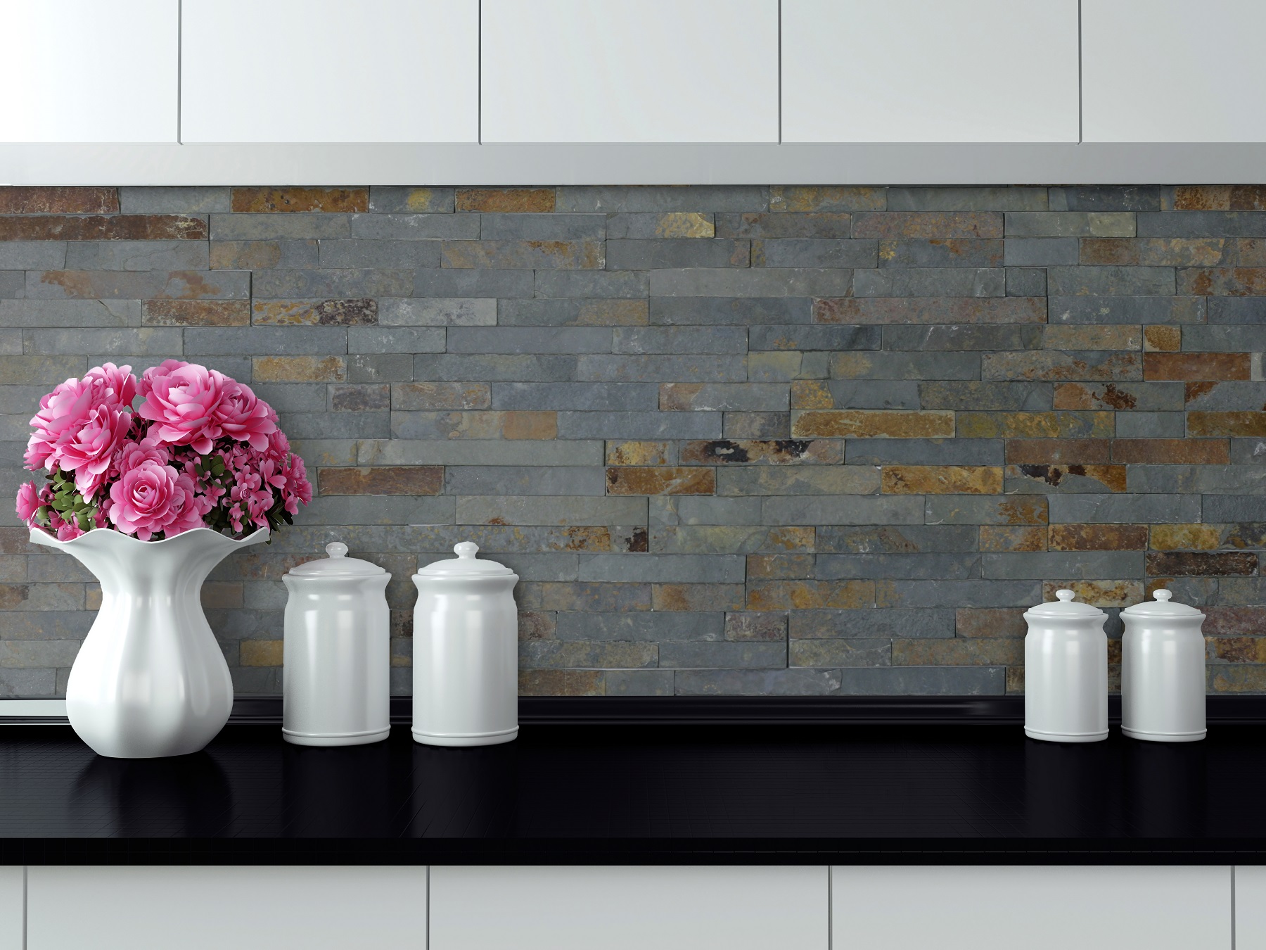 Plaquettes Parement Pierres Naturelles Natimur Rusty Multicolore 