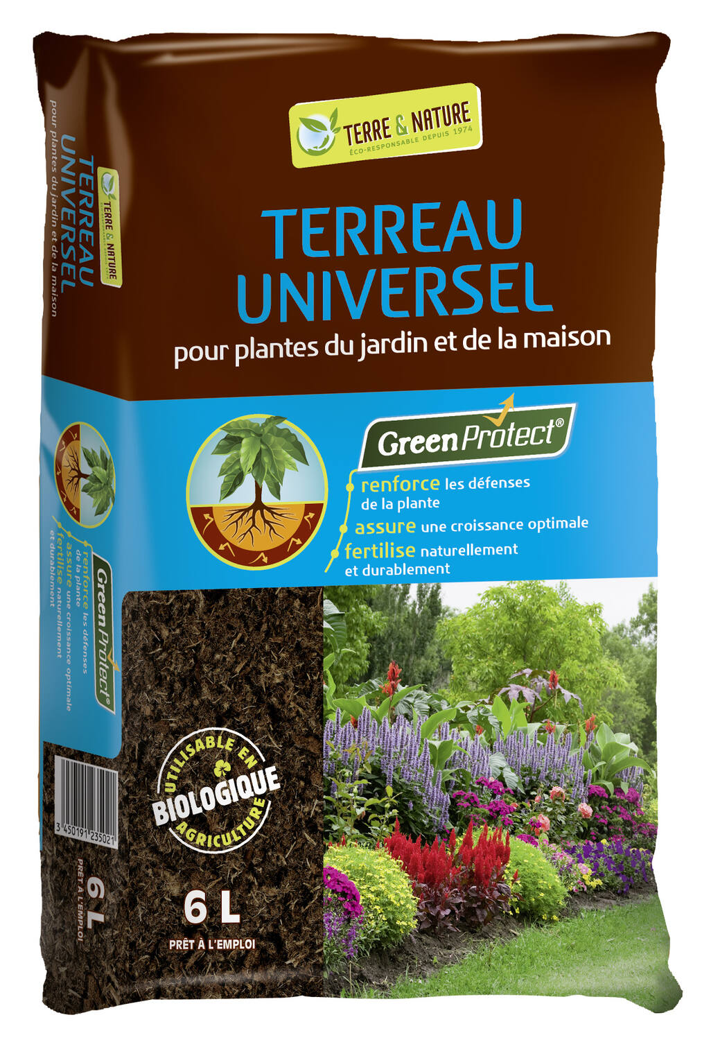 terreau universel greenprotect - TERRE & NATURE