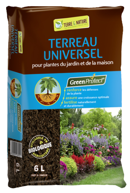 terreau universel greenprotect 50l - TERRE & NATURE