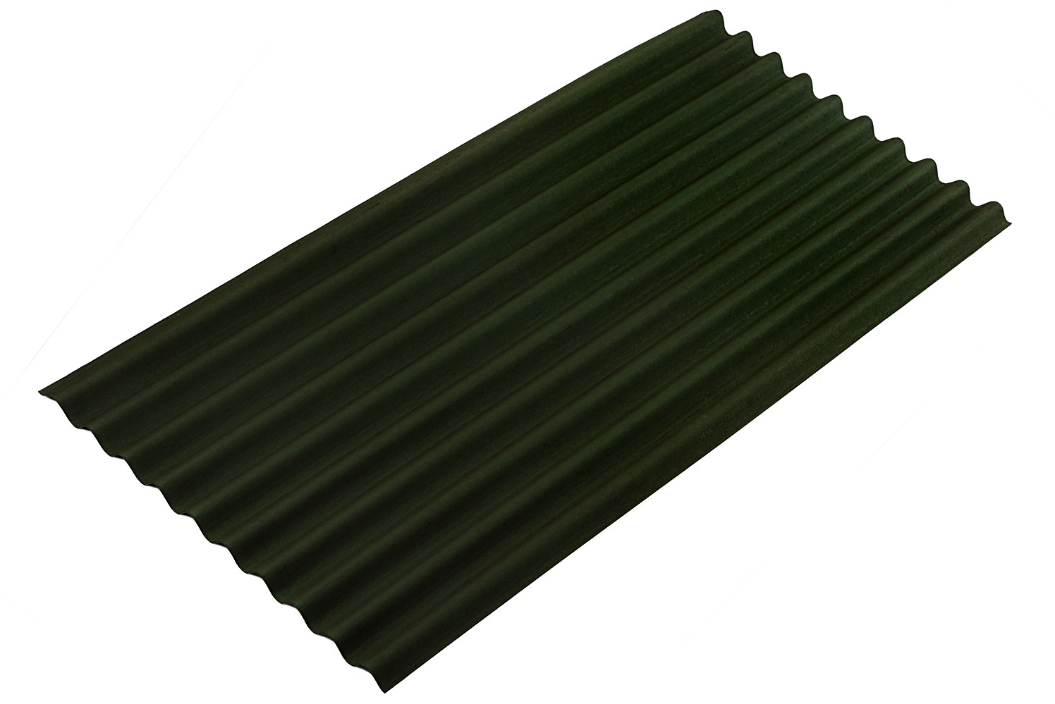 PLAQUE ONDULEE BITUMEE VERT - ONDULINE ONDUTOIT - pour couverture et bardage de cabanes, abris de jardin et garages - ONDULINE