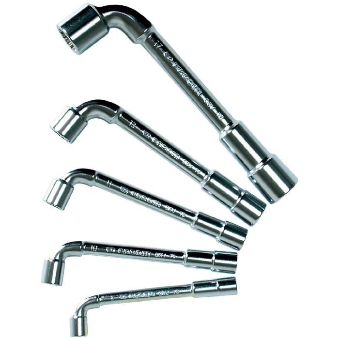 Coffret de 5 clés à pipe - profils 12 pans x 6 pans -  FACOM