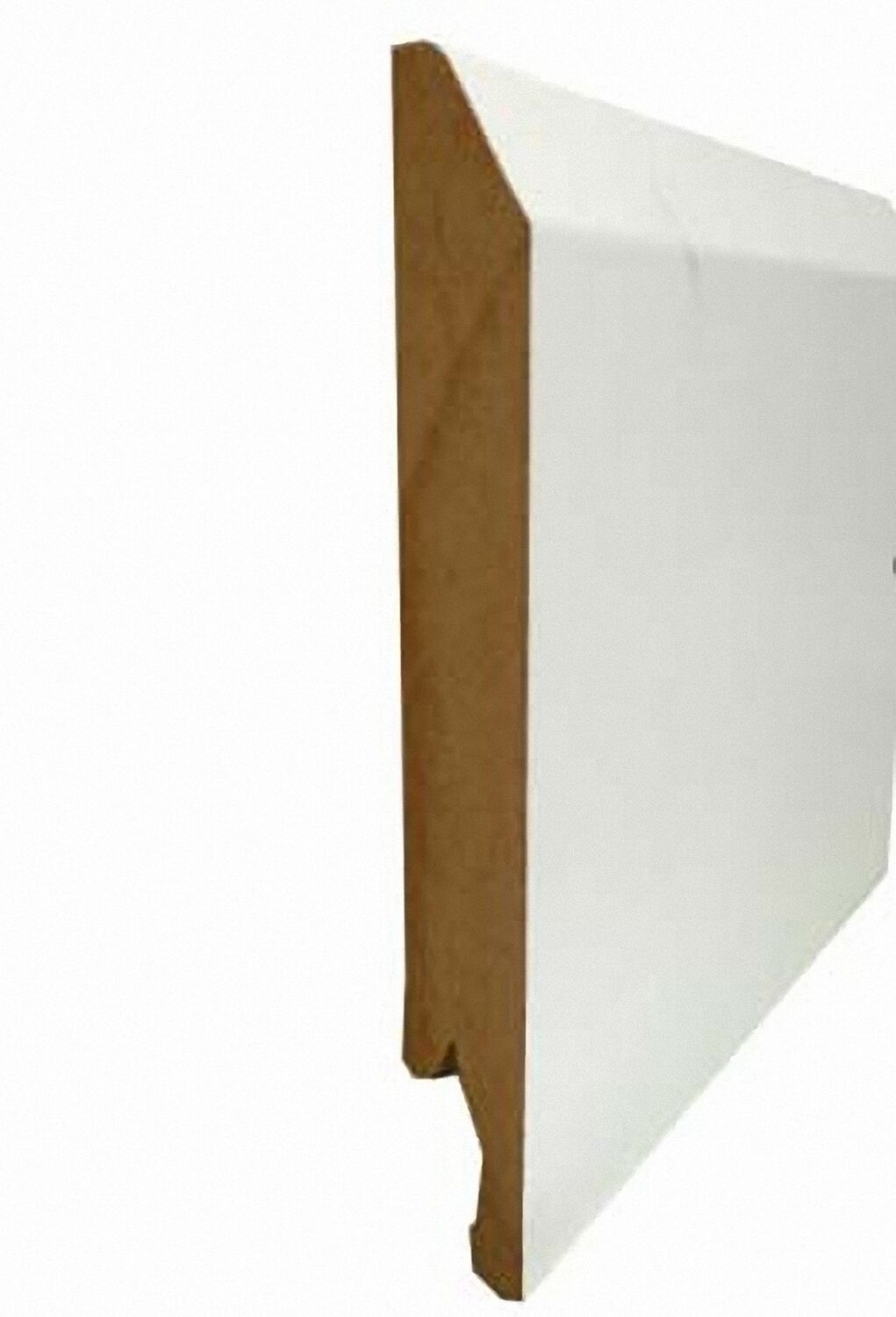 plinthe mdf blanche chanfrein - SUP BOIS
