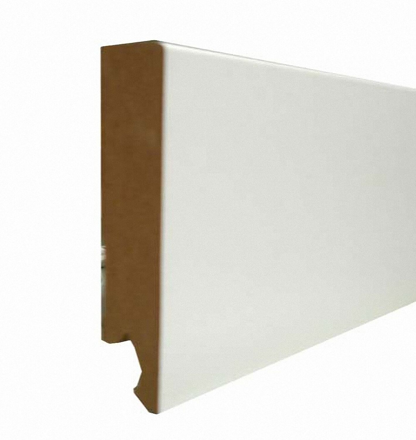 plinthe mdf blanche doite 14x75 - SUP BOIS