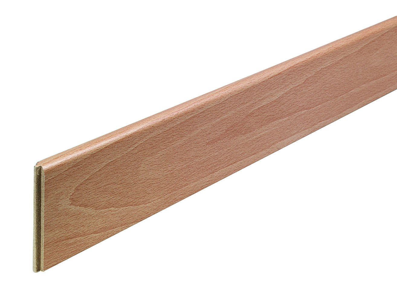 5 Plinthes 220x7x0,9cm Hêtre Rose