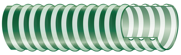 Tuyau annelé d'aspiration 1 1/2