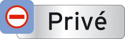 Plaquette indicatrice 