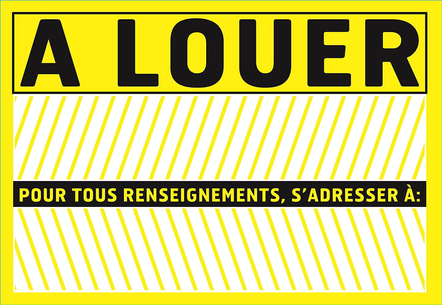 Panneau de signalisation 