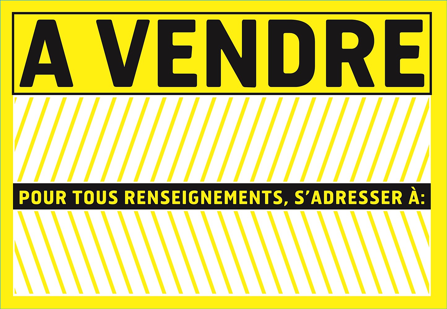 Panneau de signalisation 