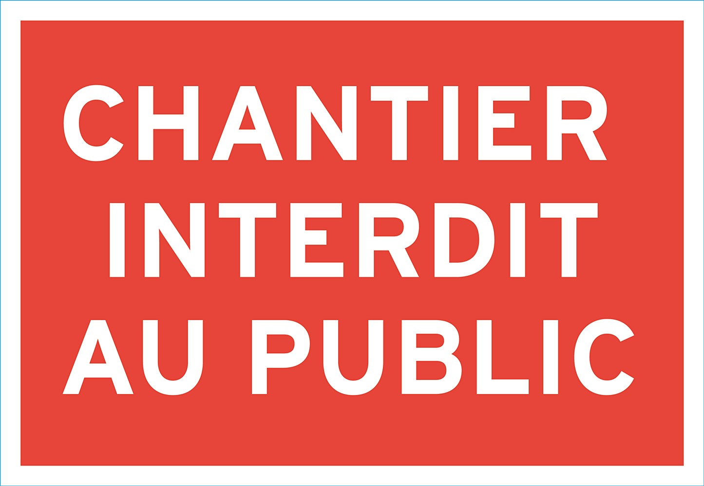 Panneau de signalisation 